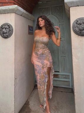 NWT - Tuscany Secret Garden Maxi Dress